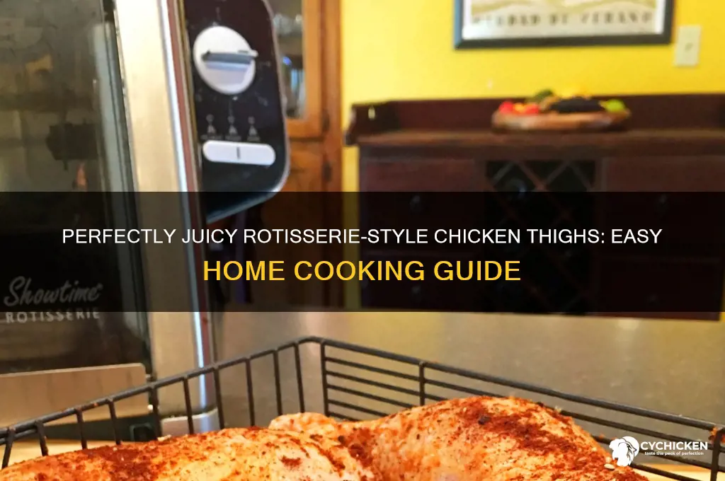 how to make rotisserie chicken thighs