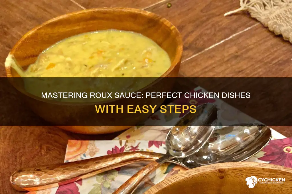 how to make roux sauce for chicken