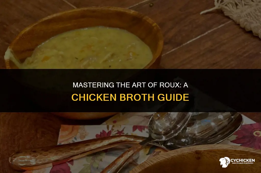 how to make roux with chicken broth