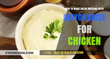 Creamy Mayonnaise-Based Salad Dressing for Chicken: A Simple Recipe