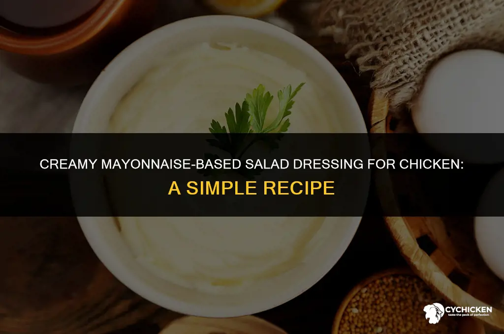 how to make salad dressing with mayonnaise for chicken