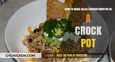 Savor the Flavor: Crock Pot Salsa Chicken Burritos Recipe