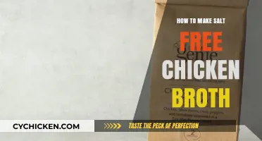 Crafting Flavorful Salt-Free Chicken Broth: A Healthier Alternative