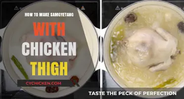 Delicious Samgyetang Recipe: Cooking with Chicken Thighs Made Easy