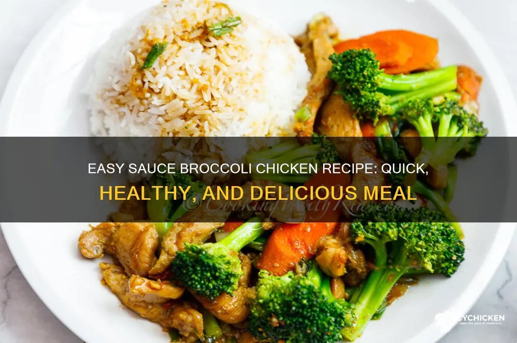 how to make sauce broccoli chicken