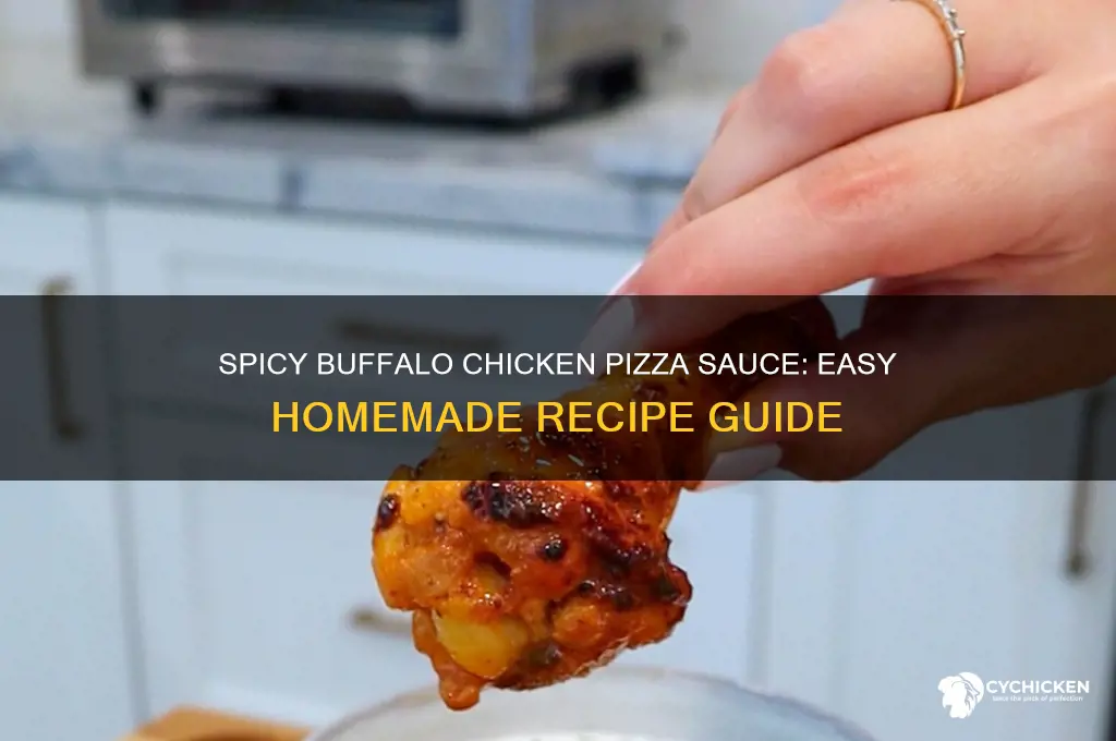 how to make sauce for buffalo chicken pizza