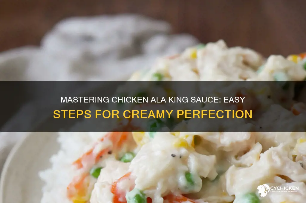 how to make sauce for chicken ala king