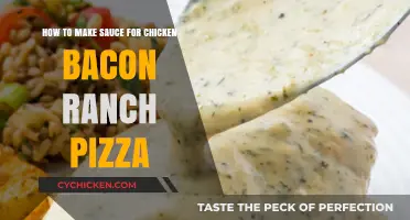 Crafting the Perfect Chicken Bacon Ranch Pizza Sauce at Home