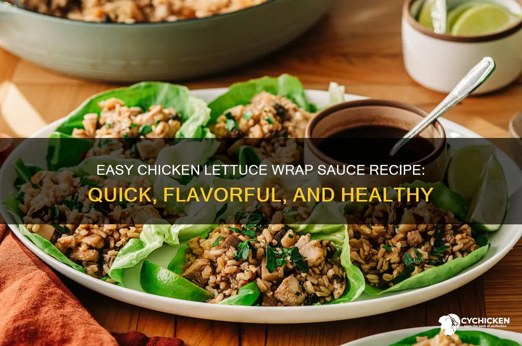 how to make sauce for chicken lettuce wraps