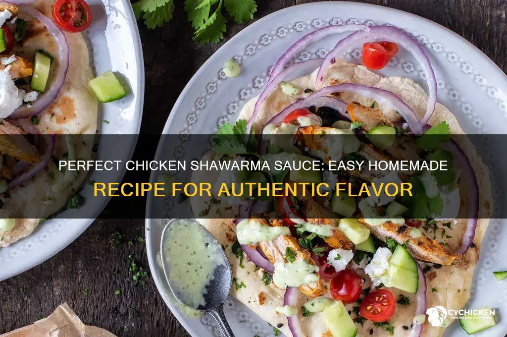 how to make sauce for chicken shawarma