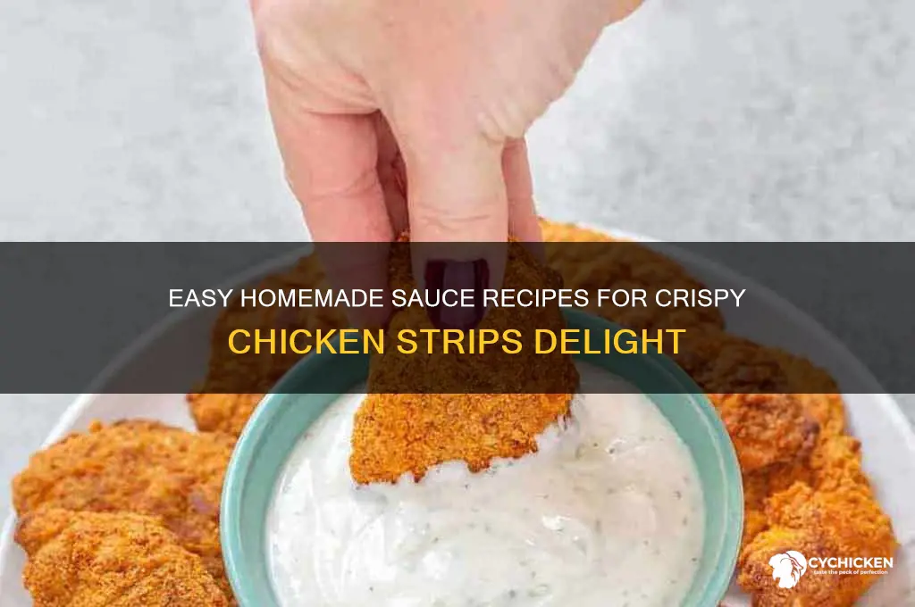 how to make sauce for chicken strips