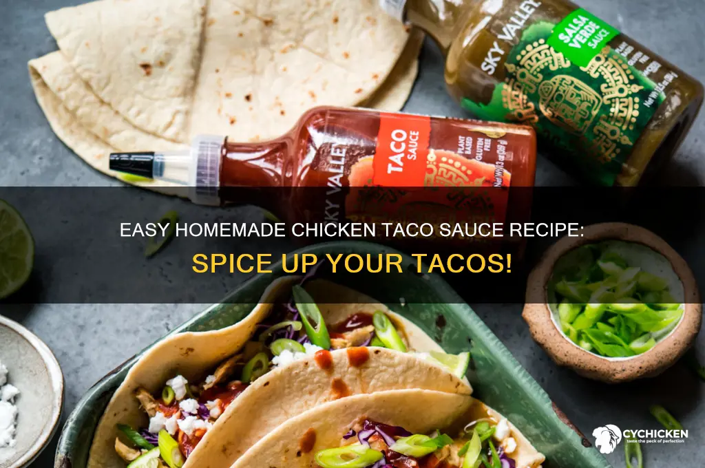 how to make sauce for chicken tacos