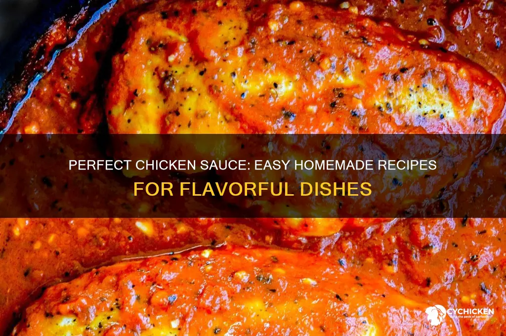 how to make sauce for over chicken