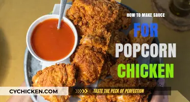 Crispy Popcorn Chicken Sauce: Easy Homemade Recipe for Perfect Dipping