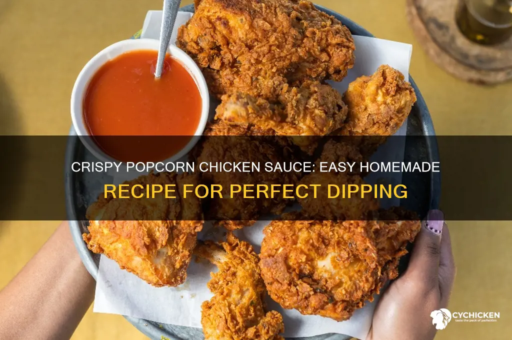 how to make sauce for popcorn chicken
