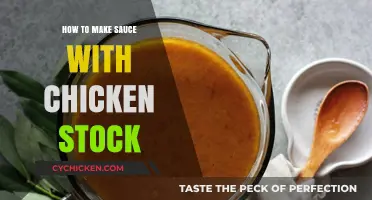 Crafting Flavorful Sauces: A Guide to Using Chicken Stock