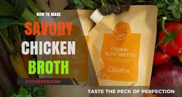 Crafting Rich and Flavorful Savory Chicken Broth: A Simple Guide