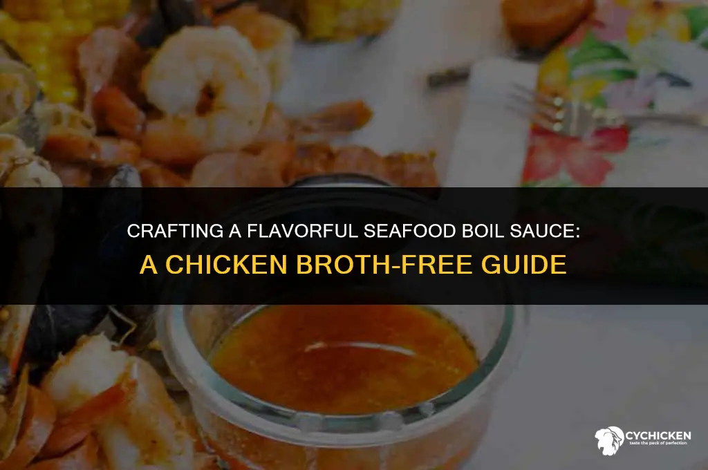 how to make seafood boil sauce without chicken broth