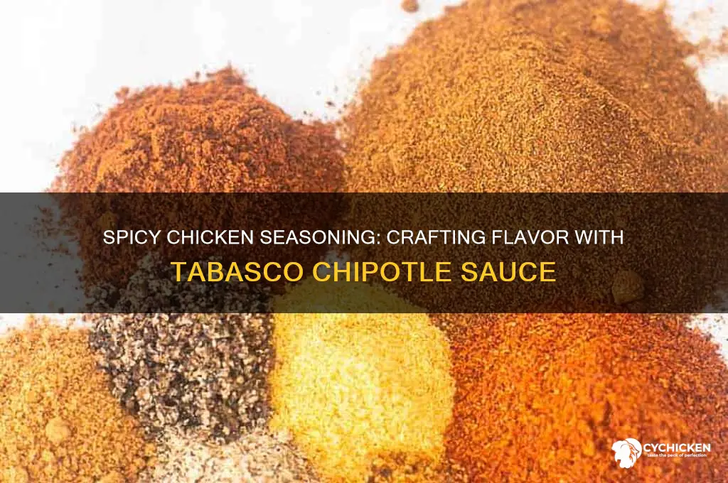 how to make seasoning with tabasco chipotle sauce for chicken