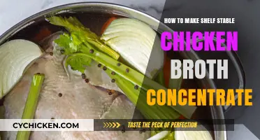 Homemade Shelf-Stable Chicken Broth Concentrate: A Simple Guide