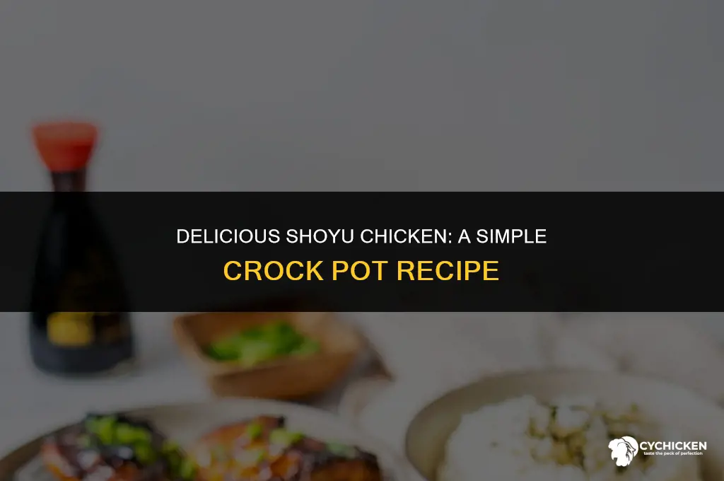 how to make shoyu chicken in crock pot
