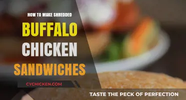 Easy Shredded Buffalo Chicken Sandwiches: Spicy, Tangy, and Perfectly Messy