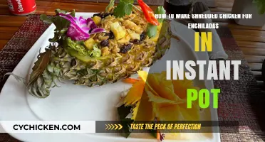 Instant Pot Shredded Chicken Enchiladas: A Quick and Easy Recipe
