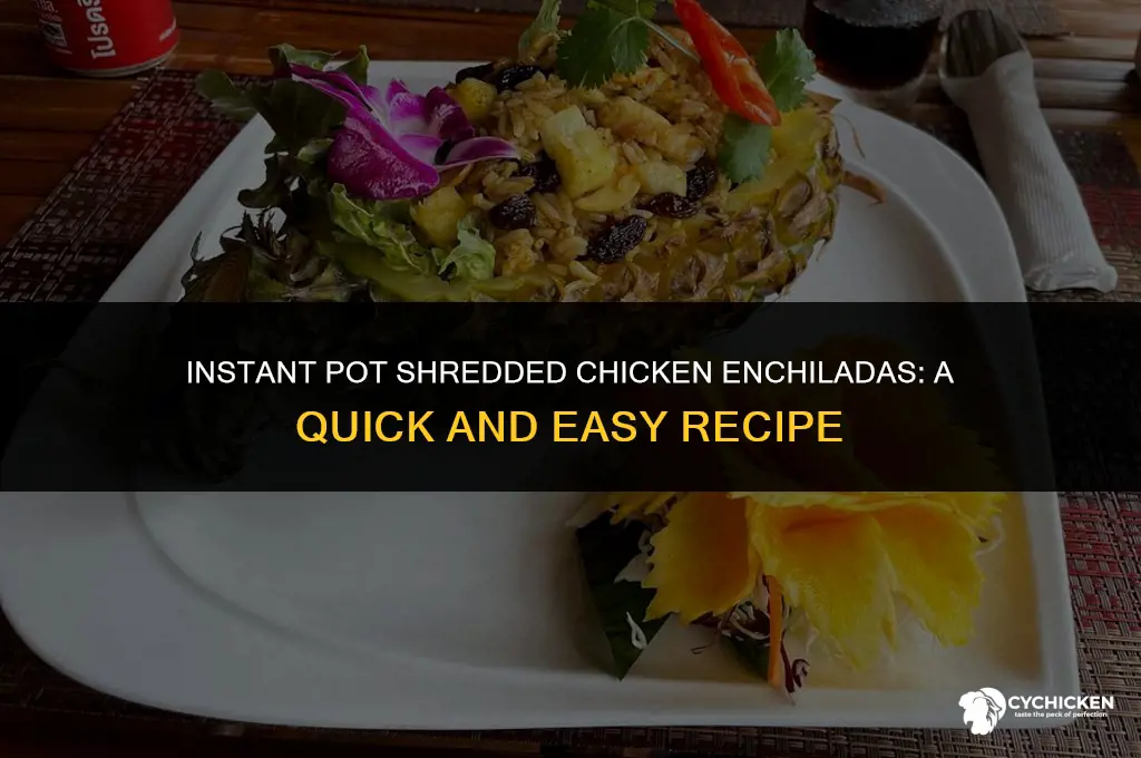 how to make shredded chicken for enchiladas in instant pot