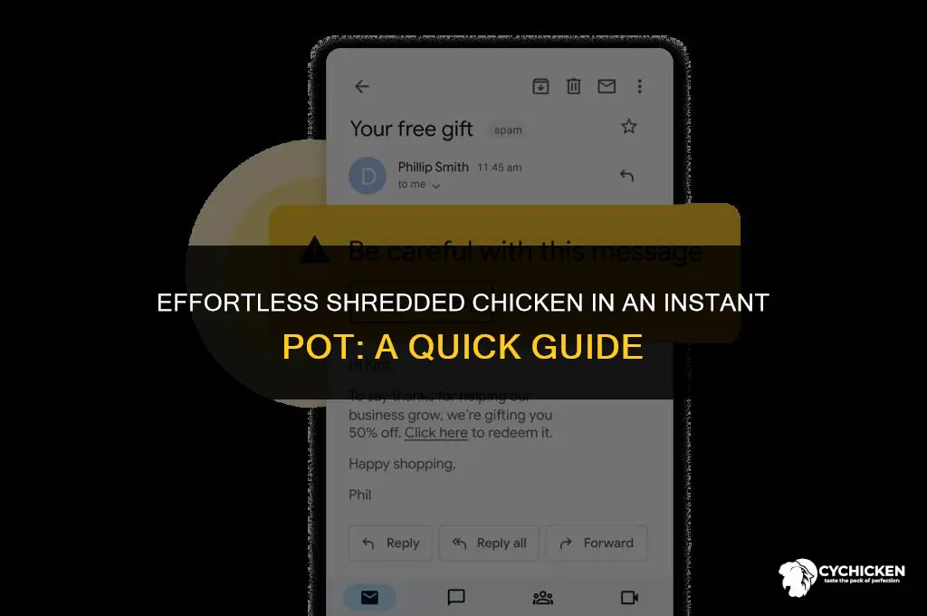 how to make shredded chicken in an insta pot