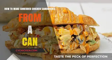 Quick & Easy Canned Shredded Chicken Sandwich Recipe for Busy Days