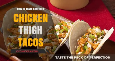 Juicy Shredded Chicken Thigh Tacos: Easy Recipe for Flavorful Fiesta