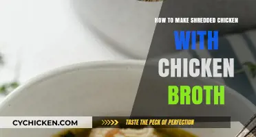 Delicious Shredded Chicken: A Simple Broth-Based Recipe