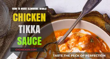 Easy Slimming World Chicken Tikka Sauce Recipe: Healthy & Delicious