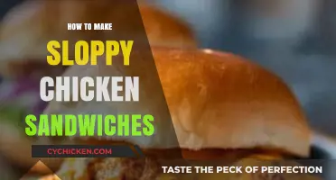 Easy Sloppy Chicken Sandwich Recipe: Quick, Messy, and Delicious!