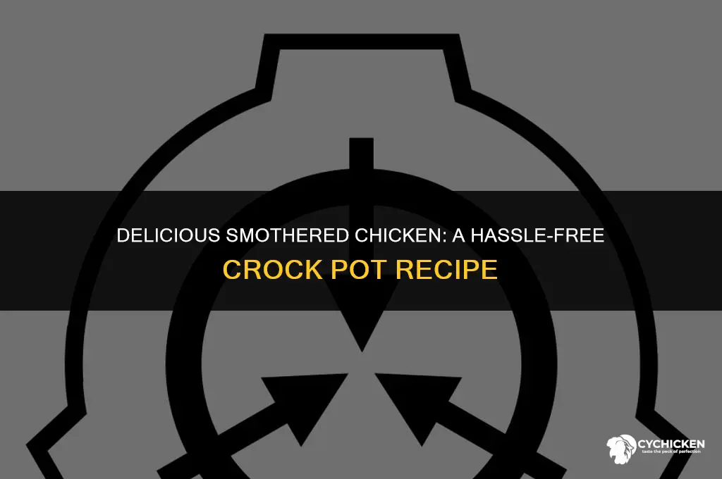 how to make smothered chicken in a crock pot