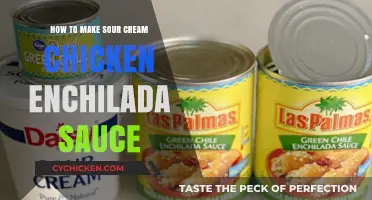Easy Homemade Sour Cream Chicken Enchilada Sauce Recipe Guide