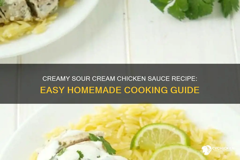 how to make sour cream chicken sauce