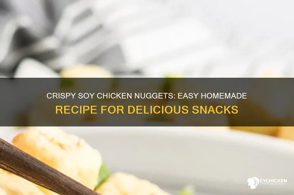 how to make soy chicken nuggets