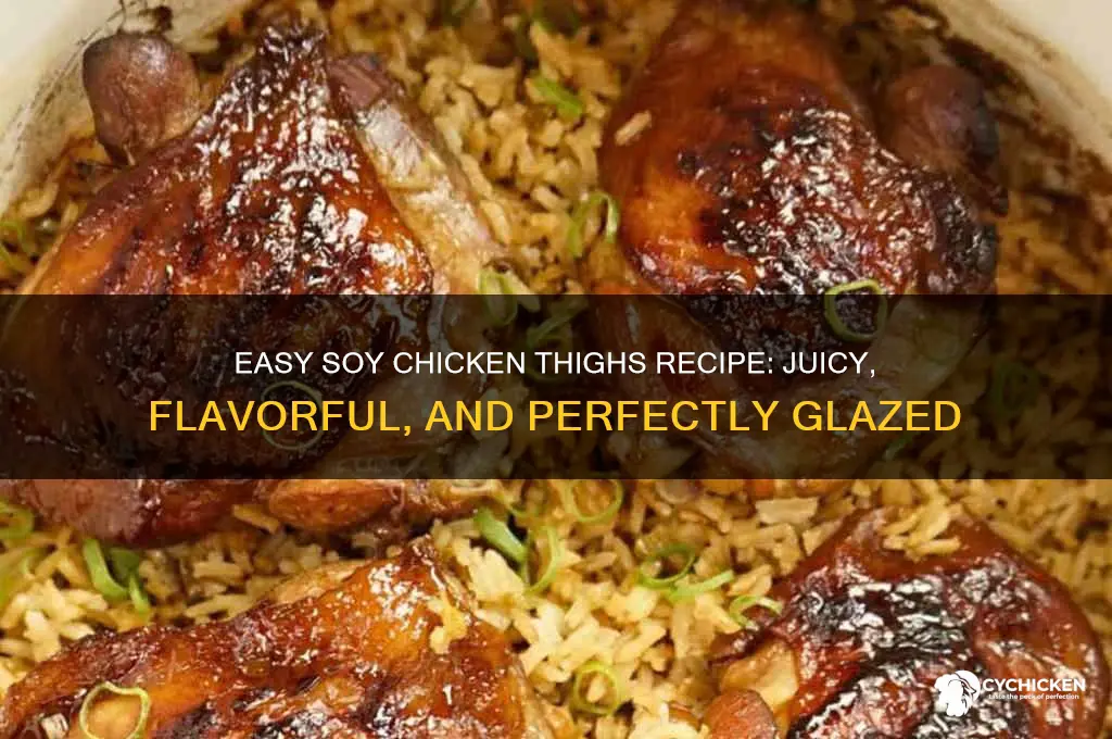 how to make soy chicken thighs