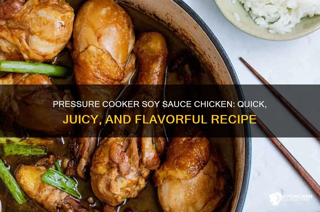 how to make soy sauce chicken in pressure cooker