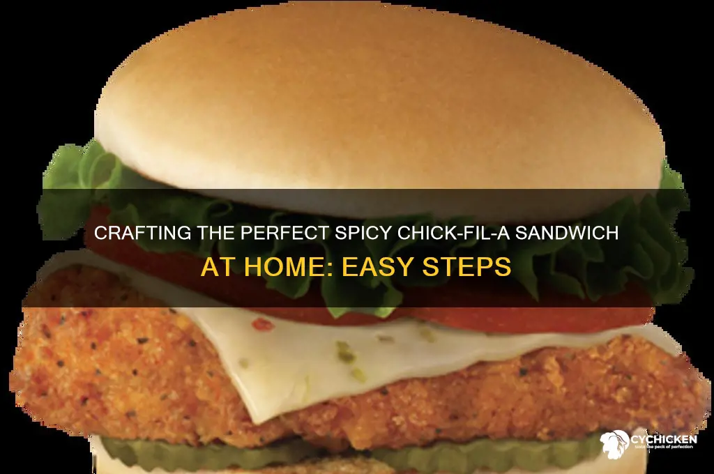 how to make spicy chick fil a sandwich