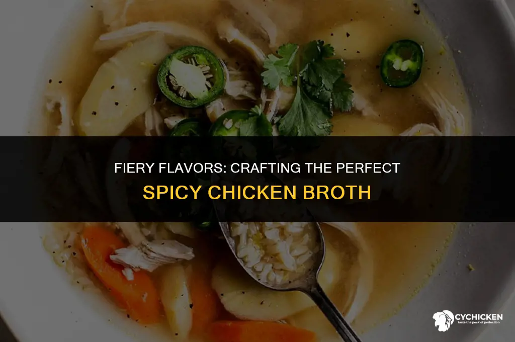 how to make spicy chicken broth