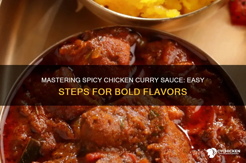 how to make spicy chicken curry sauce