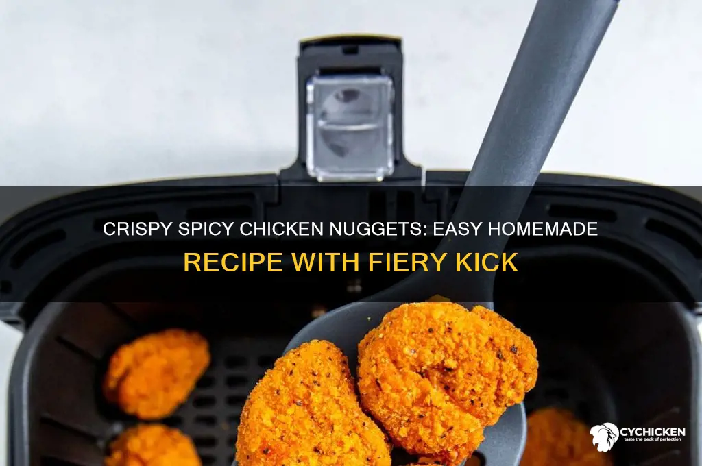 how to make spicy chicken nuggets