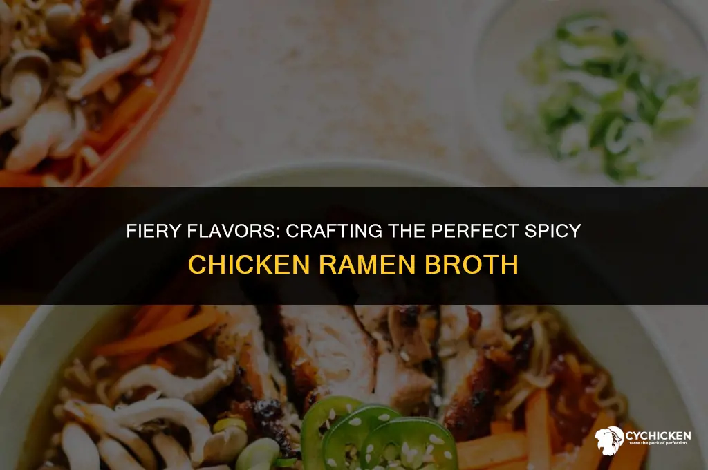 how to make spicy chicken ramen broth