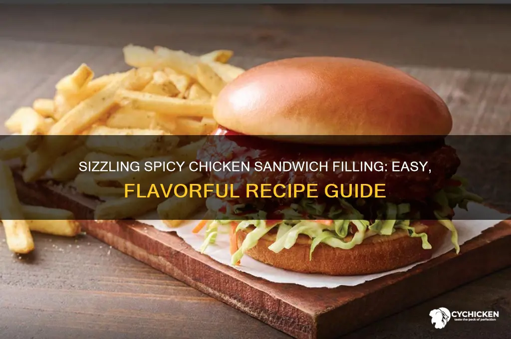 how to make spicy chicken sandwich filling