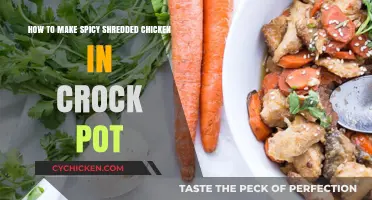 Savor the Heat: Crockpot Spicy Shredded Chicken Delight