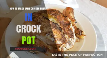 Easy Slow Cooker Split Chicken Breast Recipe