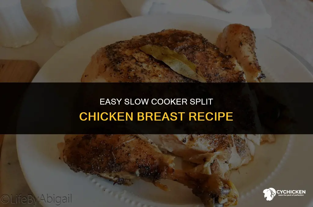 how to make split chicken breast in crock pot