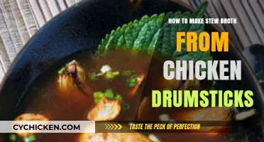 Simmering Simplicity: Chicken Drumstick Stew Broth Recipe